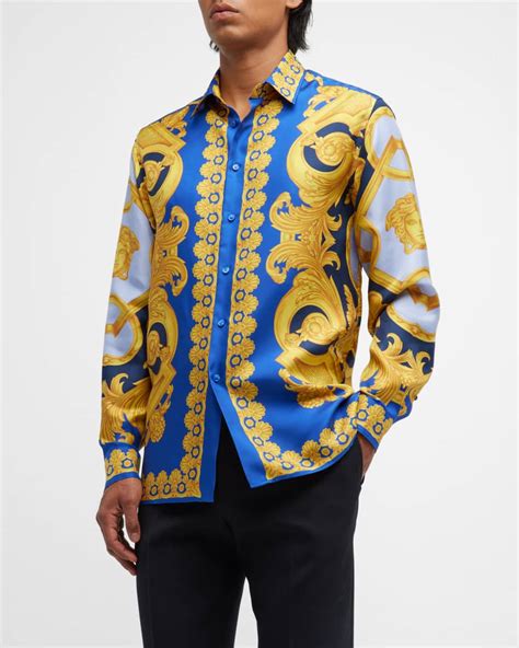 versace mens shirts cheap|Versace clothing for men clearance.